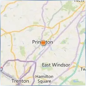 Princeton University Location Map Princeton University Location Map